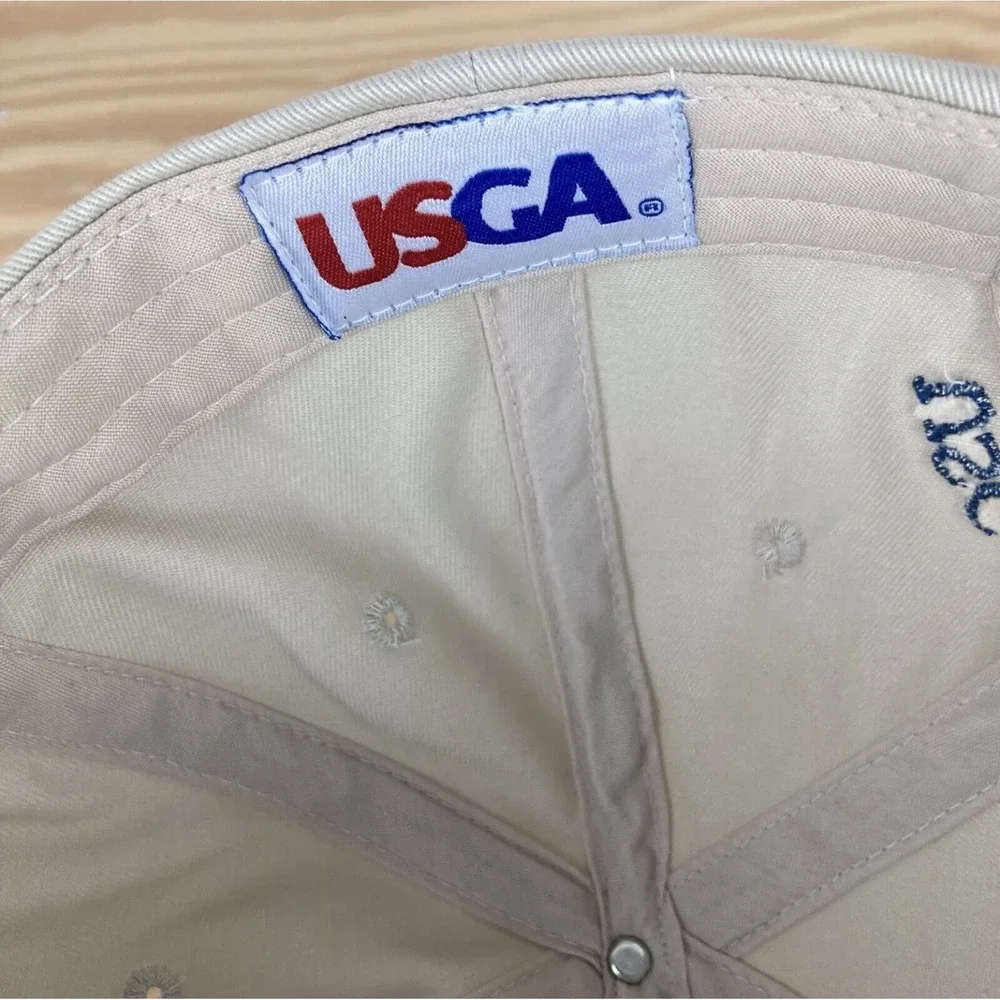U.S. Open 2006 Winged Foot USGA Member Beige/Tan Vintage Strap Back Hat